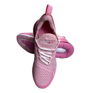 NWOB Nike Air Max 270 GS Pink White Youth 6.5Y/Womens 8 Running Shoes